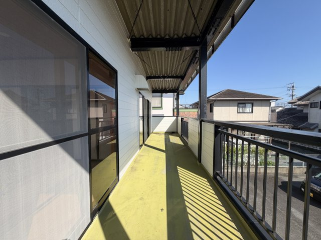 広野様住居付貸店舗・事務所のバルコニー