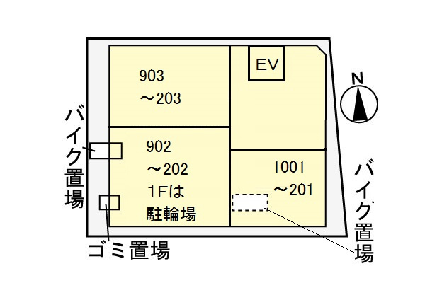 コルバスの区画図