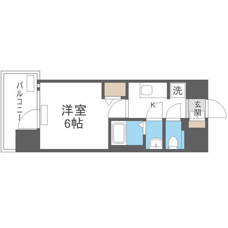 プレリス阿波座Ｂｌｏｏｍの間取り