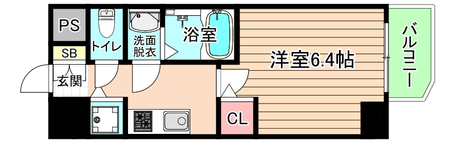 エスリード京橋WESTの間取り