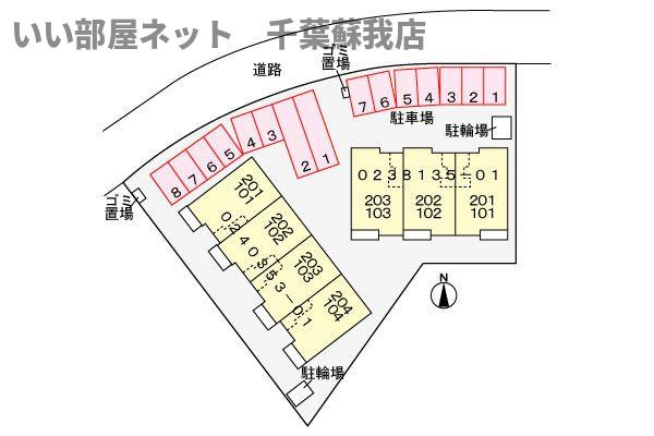 アビタシオンの区画図