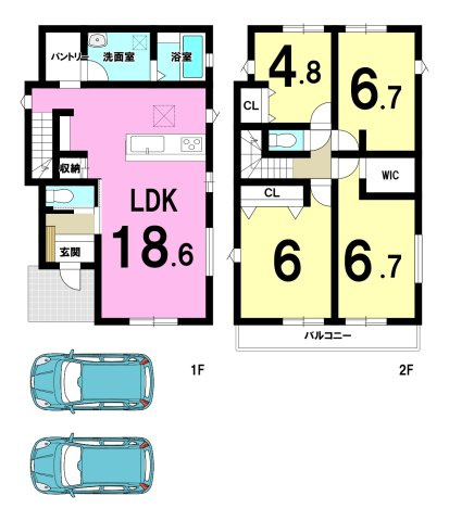 新築戸建の間取り