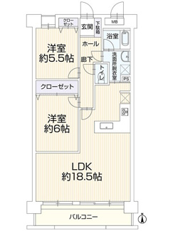 【間取り】 | ロイヤルマンション大樹寺