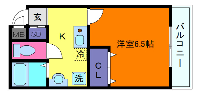 コンフォート・ヴィラの間取り