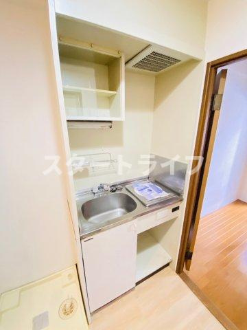 大阪市東淀川区東中島１丁目の賃貸マンションのキッチン