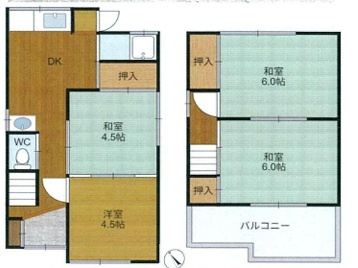 明石市東藤江２丁目の間取り