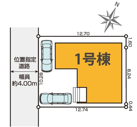 練馬区石神井台3丁目　新築一戸建　西武池袋線　大泉学園の区画図