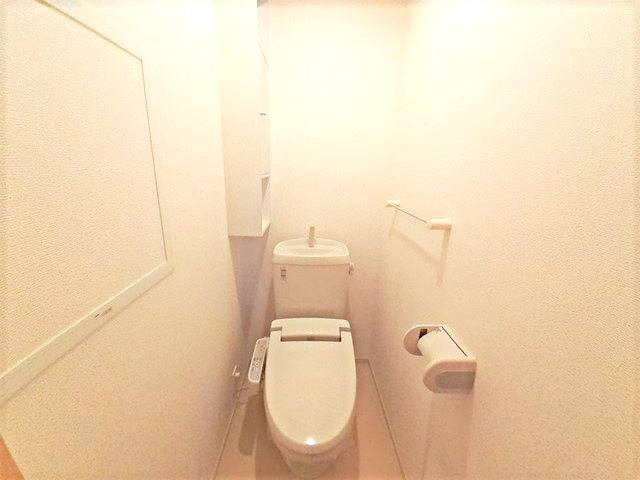 エスト　ウィステリアＡのトイレ|清潔感のあるトイレです