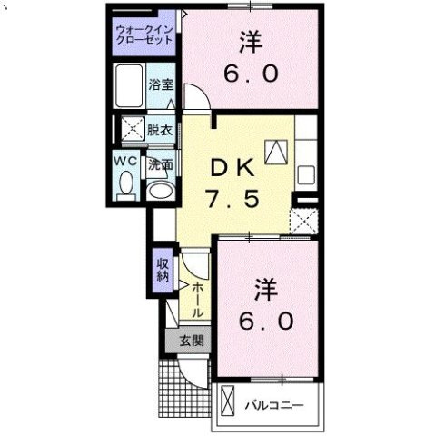 プラシードの間取り