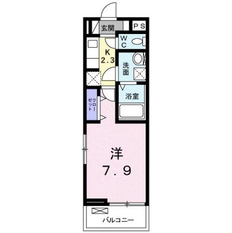 ＳＱＵＡＲＥ　新町の間取り