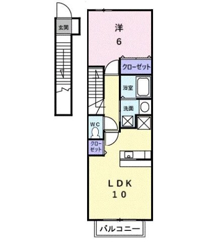 クレマチスⅡの間取り