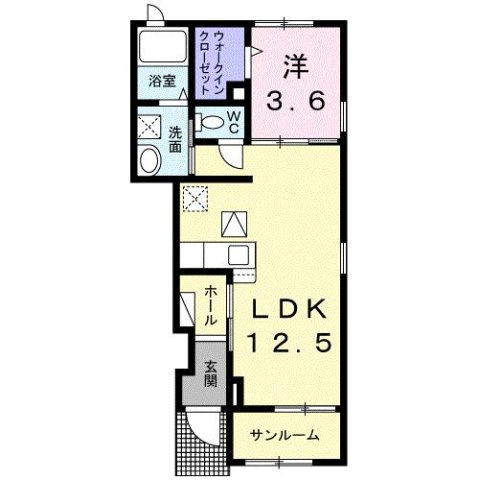 ポルトボヌールⅠの間取り