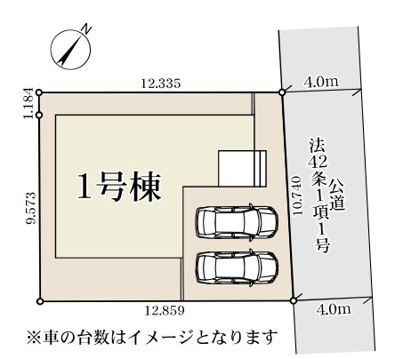 【区画図】 | 久喜栗橋東第4　新築戸建　全1棟　1号棟　