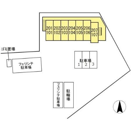 メゾンドールの区画図