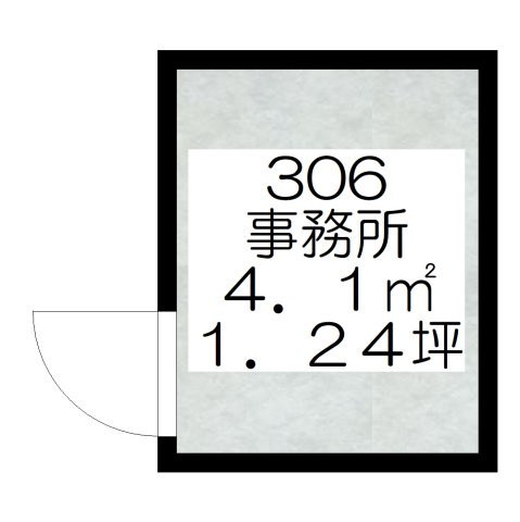 池田市菅原町の店舗事務所の間取り