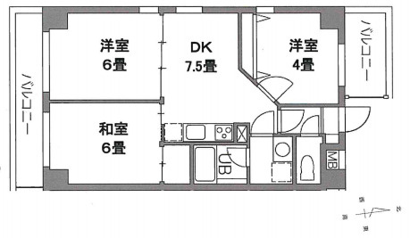 プラティーク本所吾妻橋の間取り