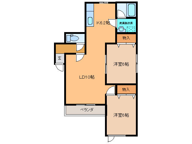 グランドール南町の間取り