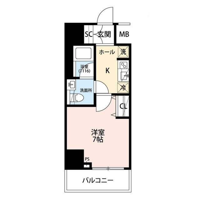 プレール・ドゥーク梅島の間取り|間取りです。