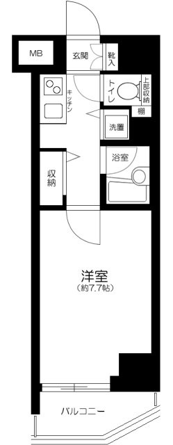 ガリシアヒルズ六本木の間取り