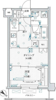 【間取り】 | 日神デュオステージ押上