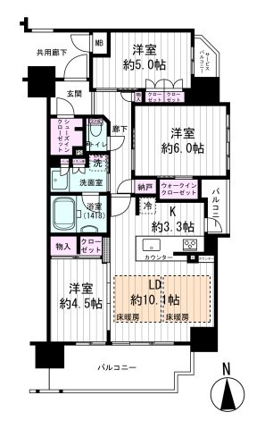 【間取り】 | リビオ ザ 鳥ヶ辻
