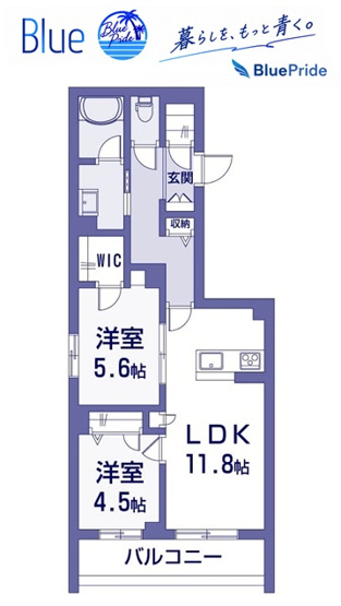 【間取り】 | コートブランシュ湘南鵠沼