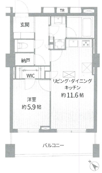 【間取り】 | パークシティ大崎 ザ レジデンス