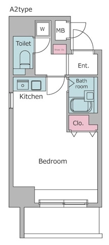 新品家具付きマンション大井3(KaGood東京)の間取り|※間取りと異なる場合は現状を優先します。