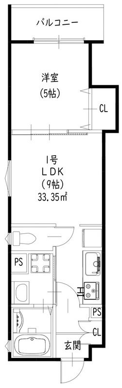 ラモーナ滝ノ町Ⅱの間取り
