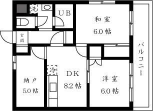 【間取り】 | ユーコート西八王子(ユーコートニシハチオウジ)