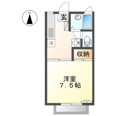 エヴァース藤ヶ丘の間取り