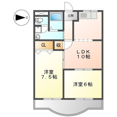 サンシャイン香久山の間取り