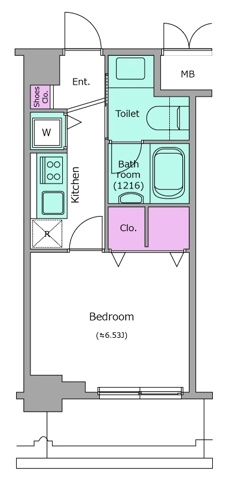 新品家具付きマンション新川3(KaGood東京)の間取り|※間取りと異なる場合は現状を優先します。