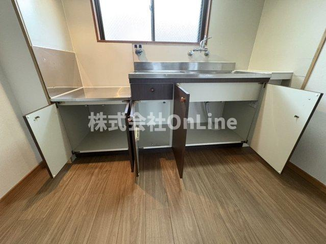 東大阪市高井田中１丁目の賃貸マンションの収納