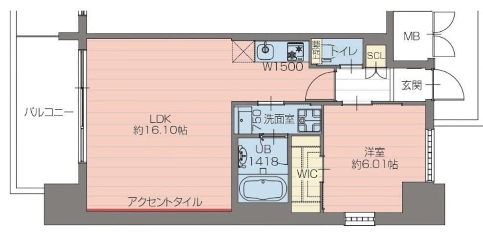 プレジオ梅田の間取り