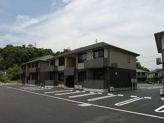 パールハイツB棟の外観