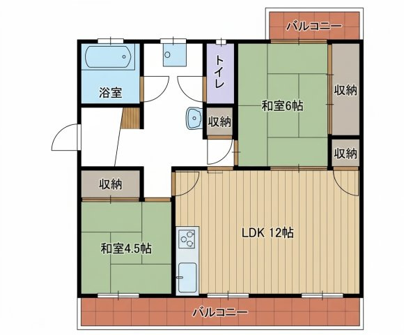 【間取り】 | 陽和台第4住宅4号棟
