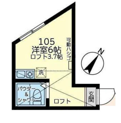 【間取り】 | ユナイト井土ヶ谷ジャックマロニー