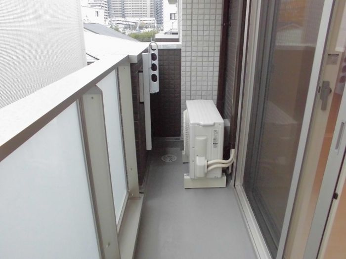 クリア南砂のバルコニー