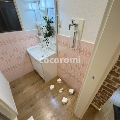 招提大谷戸建の洗面所