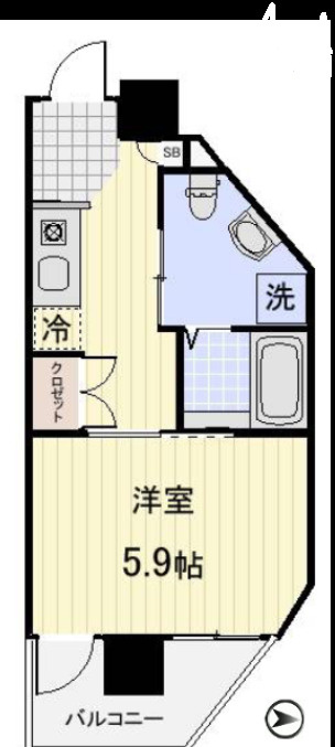 プロスペクト武蔵新城の間取り