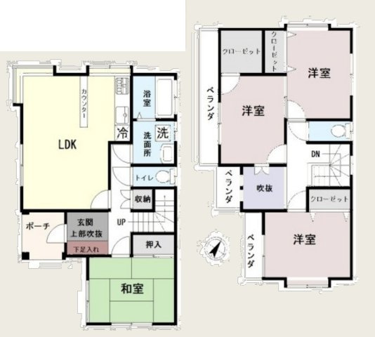 【間取り】 | 北本市本宿5丁目　中古戸建