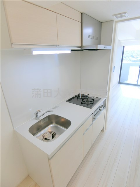 LUXENAラグゼナ平和島のキッチン|2口ガスシステムキッチン