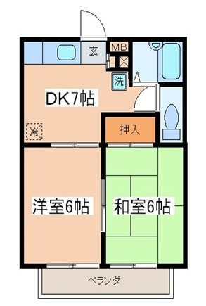 ベルマンションの間取り