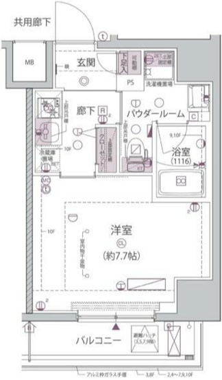 【間取り】 | アルコバレーノ堀切菖蒲園