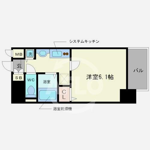 プレサンス難波幸町の間取り|プレサンス難波幸町　間取り