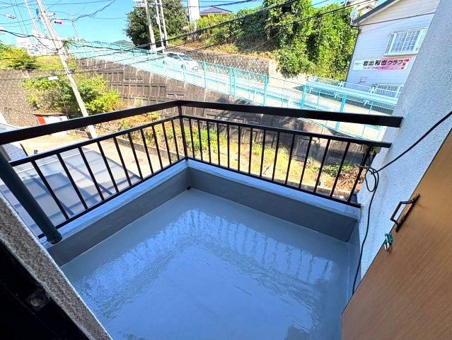 喜多町戸建のバルコニー