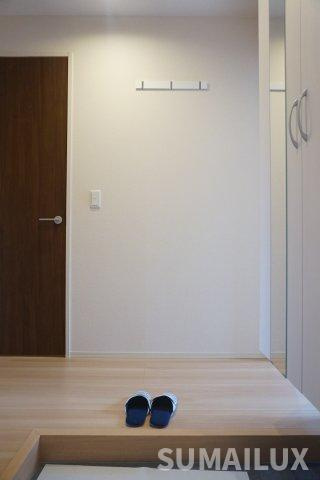 熊本市東区御領８丁目のアパートの玄関
