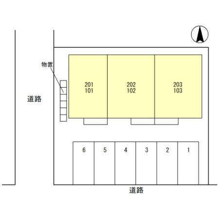 D-room富山の区画図