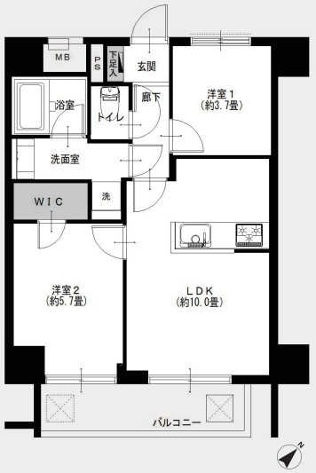 【間取り】 | ワコーレ三軒茶屋